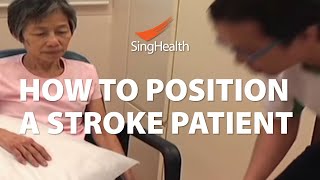 How To Position A Stroke Patient [upl. by Leffen]