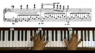 Liszt Consolation No 3 in D flat Major Piano Tutorial [upl. by Mcmaster]