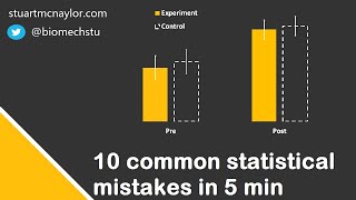 Ten Statistical Mistakes in 5 Min [upl. by Eenat]