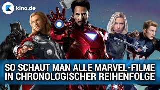 So schaut ihr alle Marvel Cinematic Universe Filme in chronologischer Reihenfolge [upl. by Etnoed67]