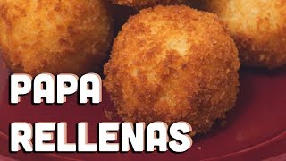 How To Make Cuban Papas Rellenas  mitú [upl. by Ednalrym]