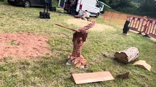 A fabulous range of wooden sculpture at Caerleon festival 2024 [upl. by Acinaj]