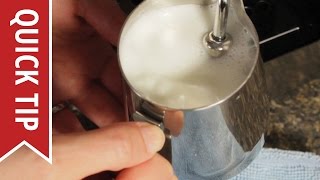 How to AutoFroth Milk for Lattes [upl. by Goodhen]