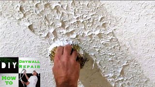 DIY How to Match Knockdown texture with the Knockdown Texture Sponge [upl. by Yoong650]