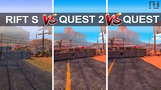 Quest 2 vs Quest vs PC  Graphics Comparison  Arizona Sunshine Enhanced [upl. by Ahsyt736]