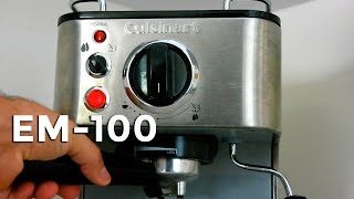 Cuisinart Espresso Machine Review  EM100 [upl. by Alyahs720]