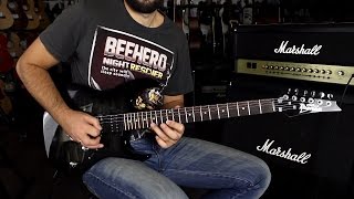 IBANEZ GRX70QA TKS  Guitar Demo [upl. by Dachi]