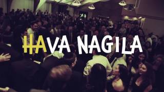 Hava Nagila Jewish celebration song  lyrics video [upl. by Yllim511]