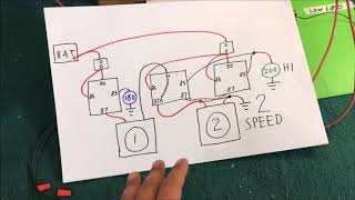 auto electric cooling fan WIRING how to DIY [upl. by Eelanej]