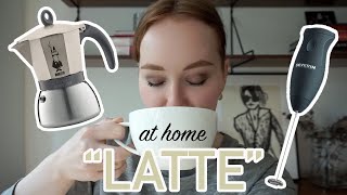 HOW TO MAKE A quotLATTEquot AT HOME moka pot  frother [upl. by Akerdal]