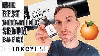 The Inkey List 15 Vitamin C amp EGF Review  6 Days of The Inkey List [upl. by Zarihs]