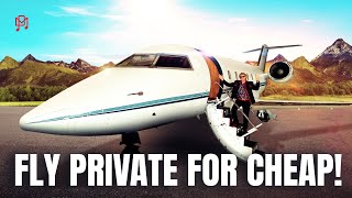 HOW TO FLY ON A PRIVATE JET FOR CHEAP [upl. by Reprah]