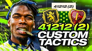 THE BEST 41212 2 CUSTOM TACTICS IN FIFA 23 🔥 FIFA 23 Ultimate Team [upl. by Kelila]