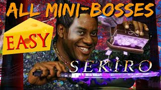 Sekiro  CHEESE All MiniBosses FAST  EASY After Patch [upl. by Leblanc332]