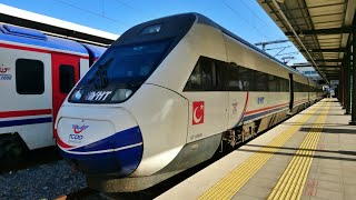 Turkish HighSpeed Train Journey from Istanbul to Ankara incl Marmaray Tunnel [upl. by Bolling]